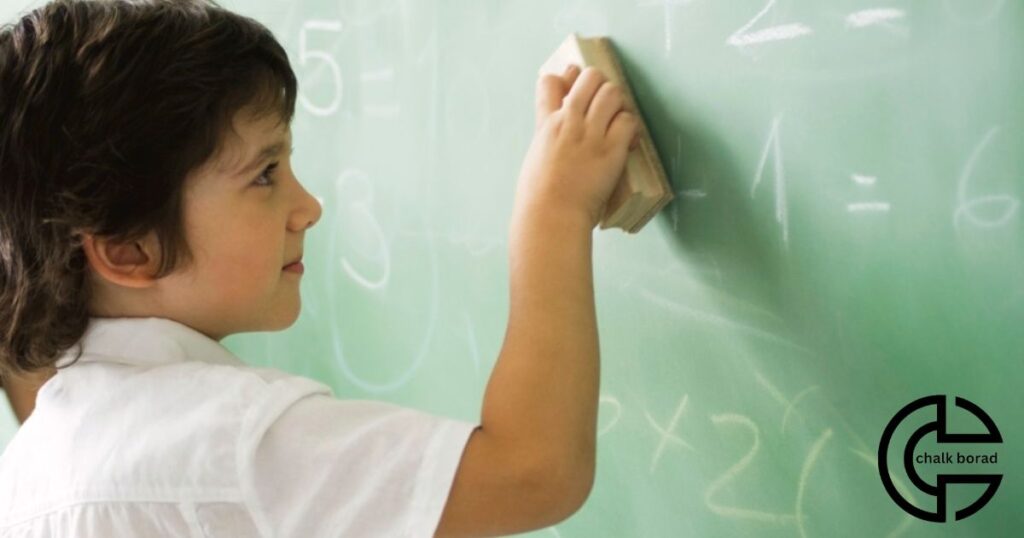 Clean the Chalkboard With an Eraser