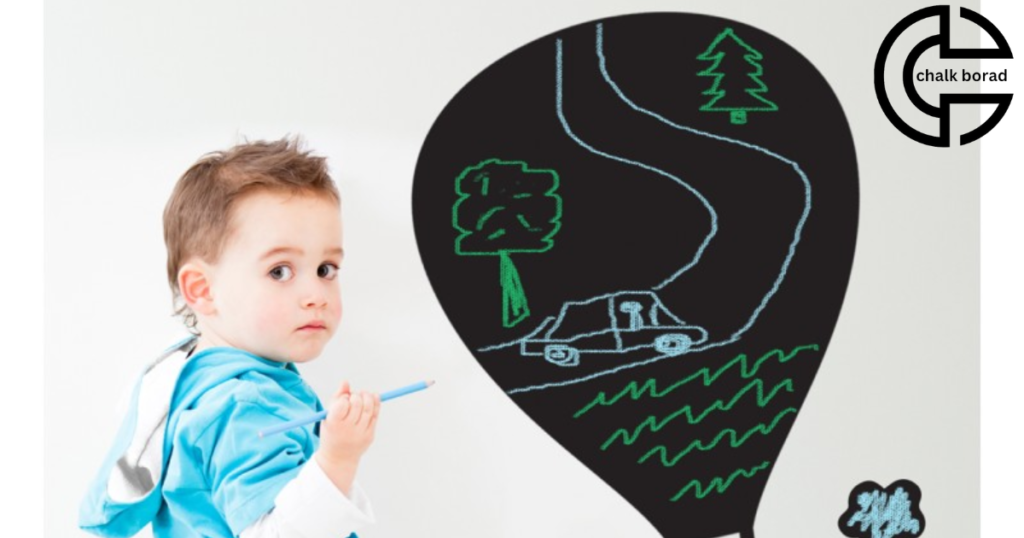 How do you make a chalkboard for kids?